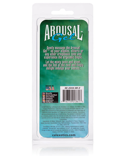 Arousal Gel - .25 Oz Mint - LUST Depot