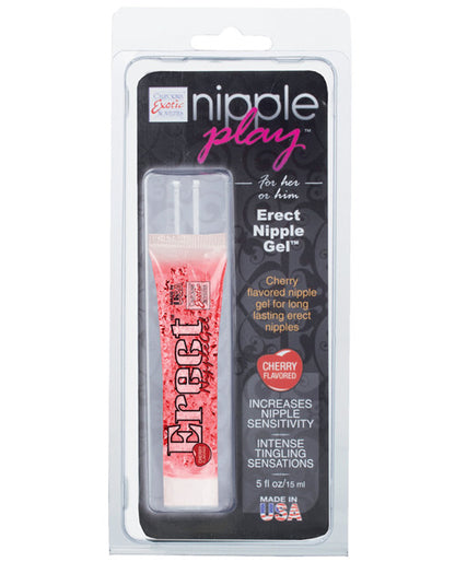 Nipple Play Erect Nipple Gel - Cherry - LUST Depot