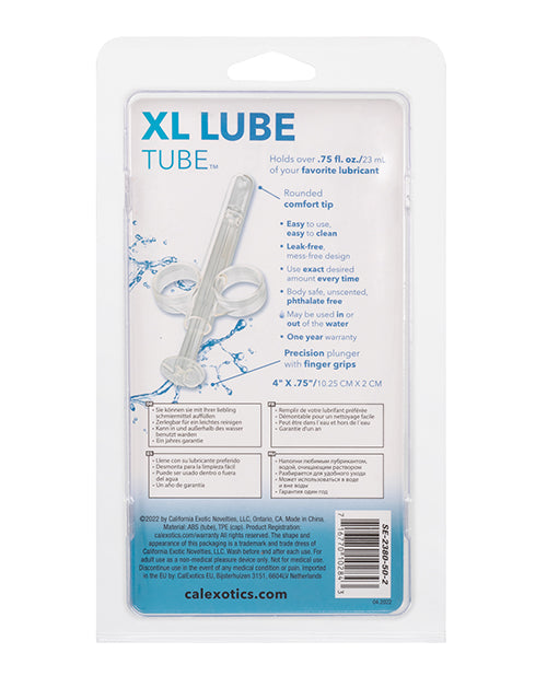 Xl Lube Tube - Clear - LUST Depot