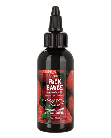 Fuck Sauce Flavored Water Based Personal Lubricant - 2 Oz Strawberry