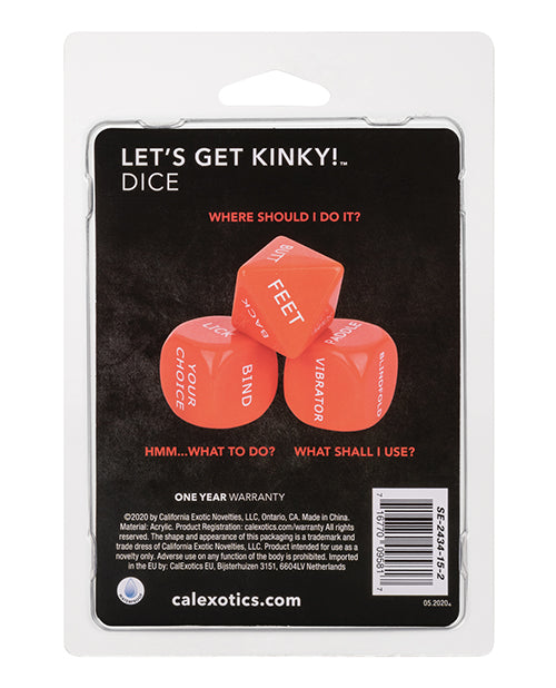 Lets Get Kinky Dice - LUST Depot