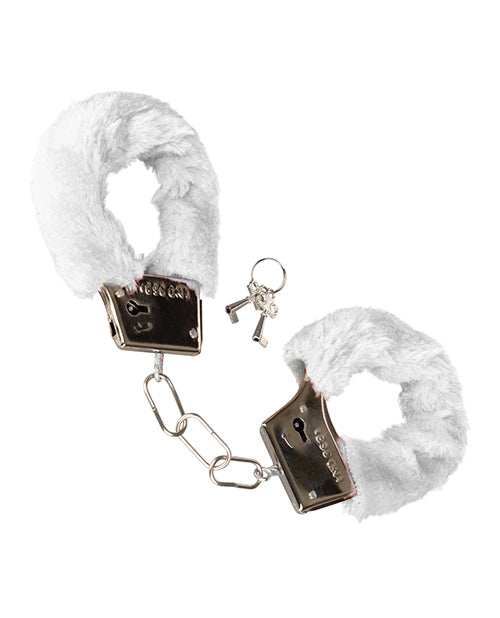 Playful Furry Cuffs - White - LUST Depot