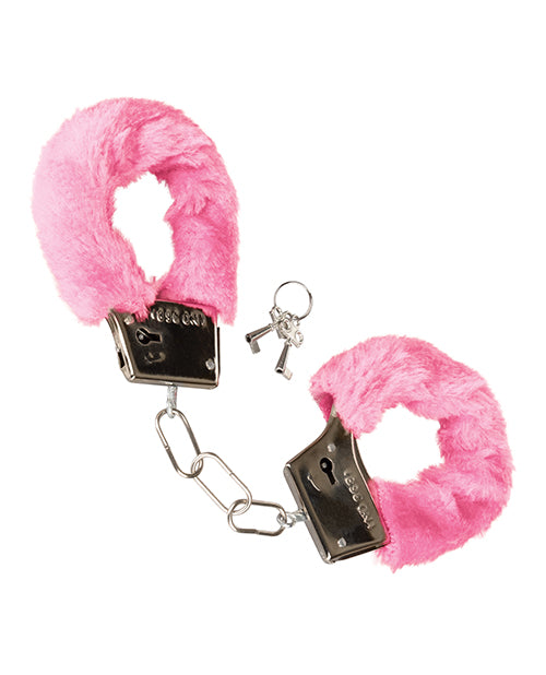 Playful Furry Cuffs - Pink - LUST Depot