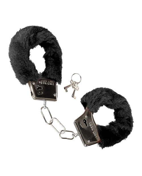 Playful Furry Cuffs - Black - LUST Depot