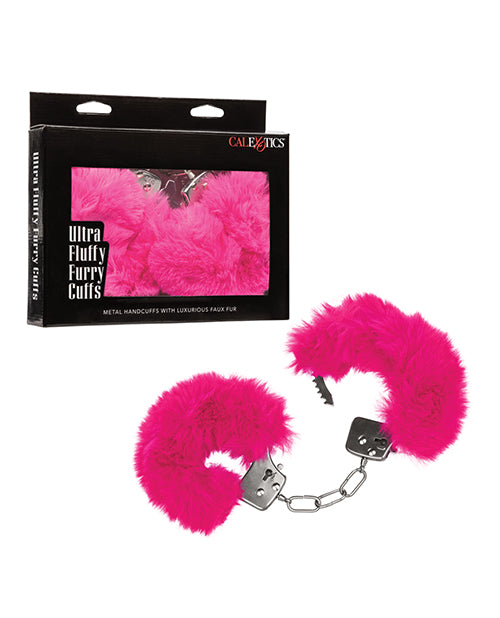 Ultra Fluffy Furry Cuffs - Pink - LUST Depot