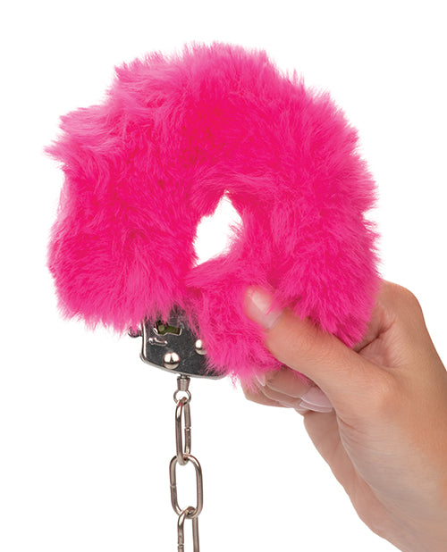 Ultra Fluffy Furry Cuffs - Pink - LUST Depot