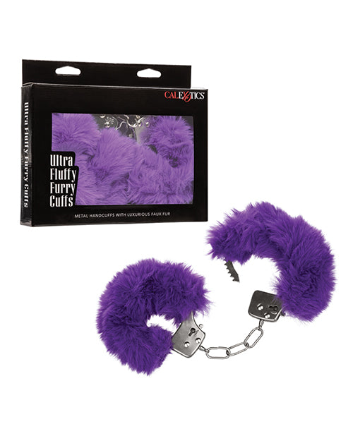 Ultra Fluffy Furry Cuffs - Purple - LUST Depot