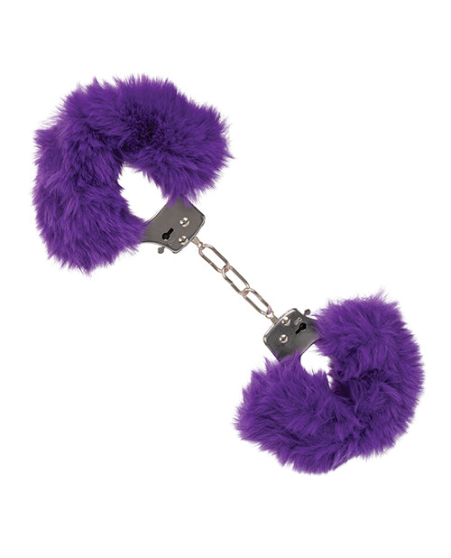 Ultra Fluffy Furry Cuffs - Purple - LUST Depot