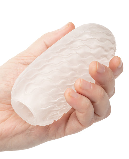 Boundless Reversible Nubby Stroker - White - LUST Depot