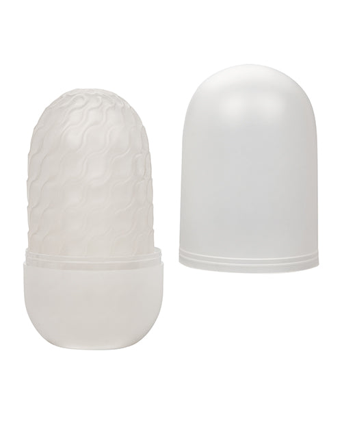 Boundless Reversible Ribbed Stroker - White - LUST Depot