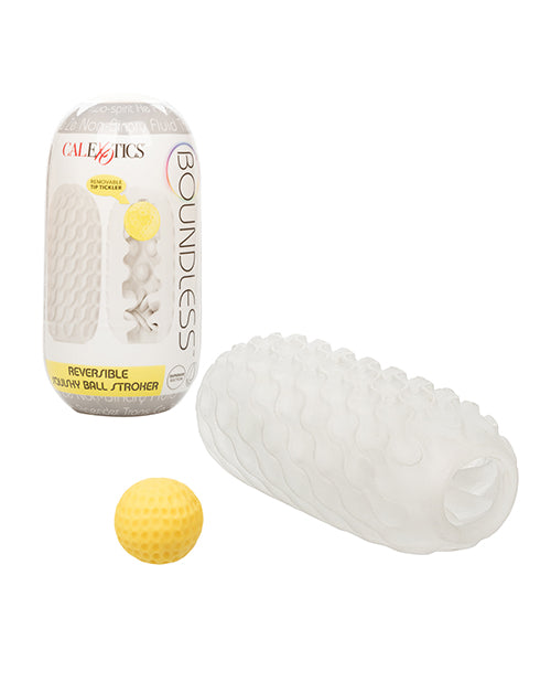 Boundless Reversible Squishy Ball Stroker - Yellow - LUST Depot