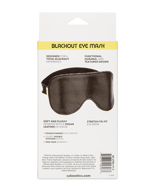 Boundless Blackout Eye Mask - Black - LUST Depot