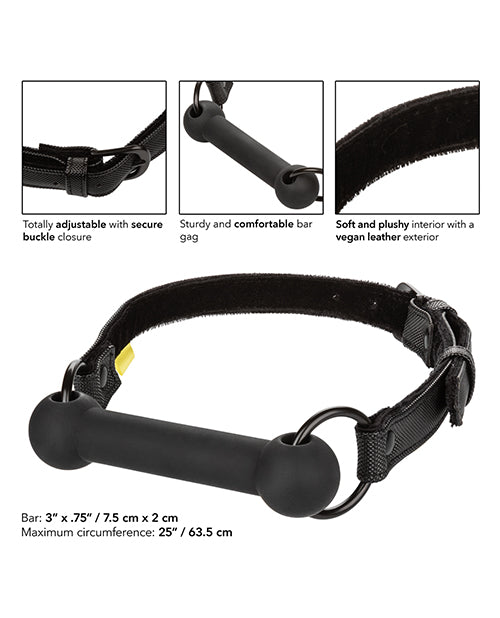 Boundless Bar Gag - Black - LUST Depot