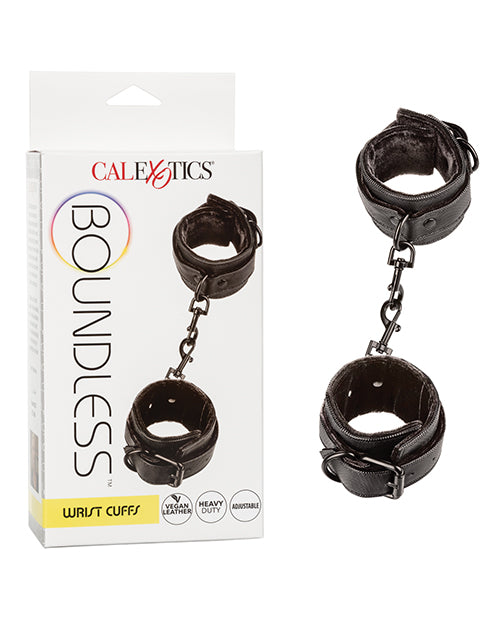 Boundless Wrist Cuffs - Black - LUST Depot