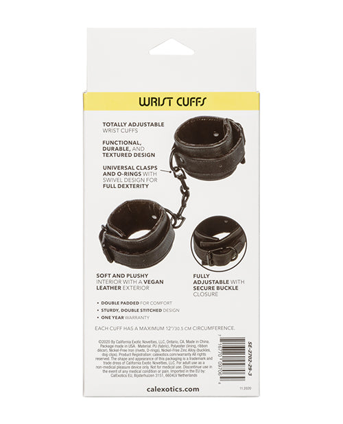 Boundless Wrist Cuffs - Black - LUST Depot