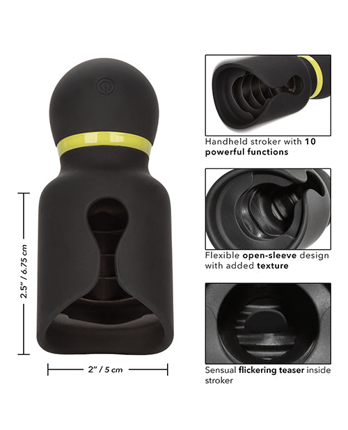 Boundless Flickering Stroker - Black - LUST Depot