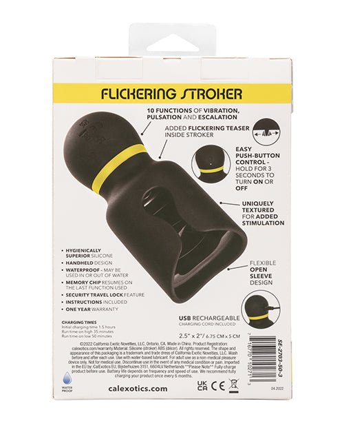 Boundless Flickering Stroker - Black - LUST Depot