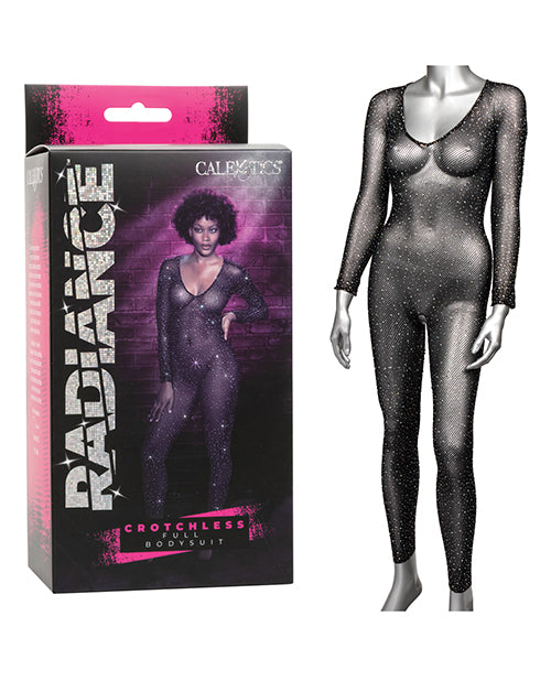 Radiance Crotchless Full Body Suit - Black O/s - LUST Depot