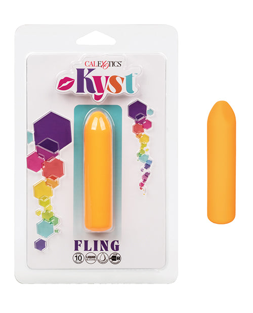 Kyst Fling Petite Massager - Orange - LUST Depot