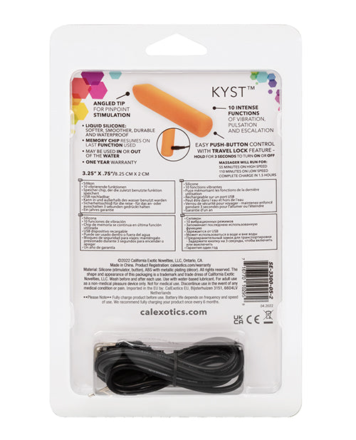 Kyst Fling Petite Massager - Orange - LUST Depot