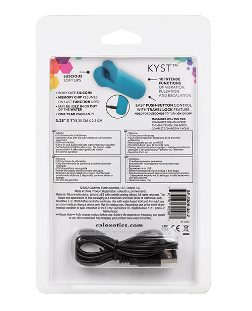 Kyst Lips Petite Massager - Blue - LUST Depot