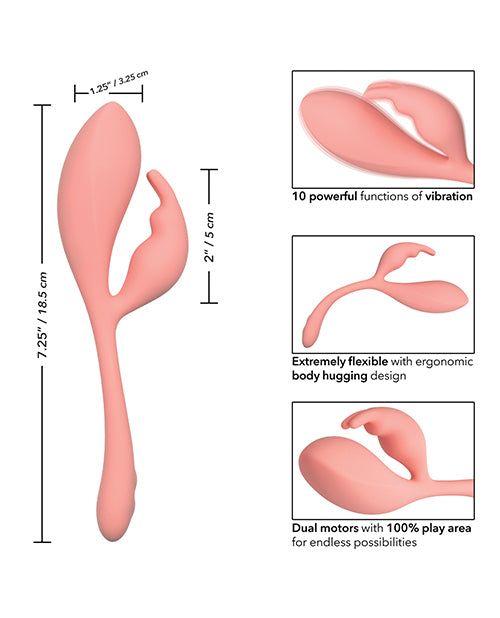 Elle Liquid Silicone Bunny - Pink - LUST Depot