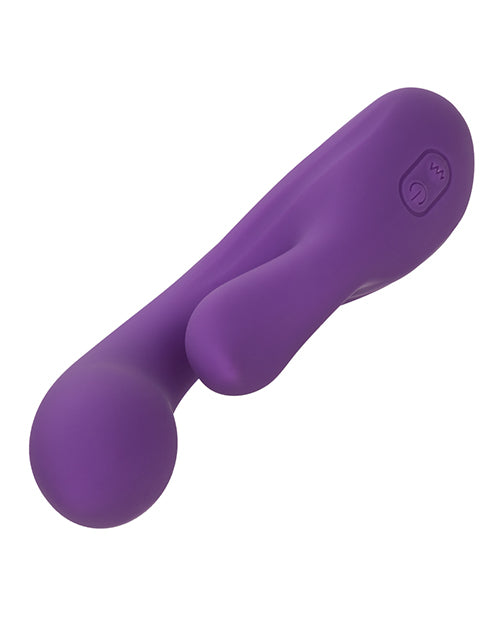 Stella Liquid Silicone Dual Pleaser - Purple - LUST Depot