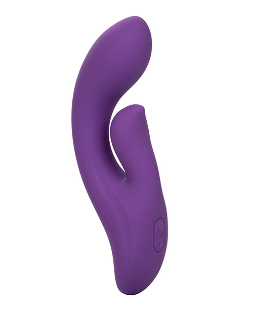 Stella Liquid Silicone Dual Pleaser - Purple - LUST Depot