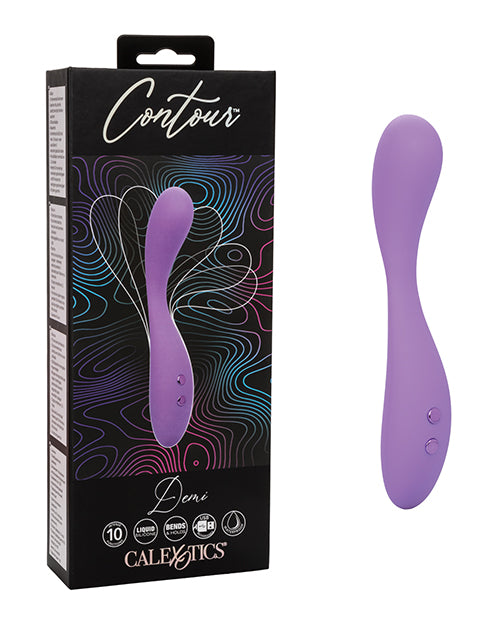 Contour Demi Flexible Massager - Purple - LUST Depot