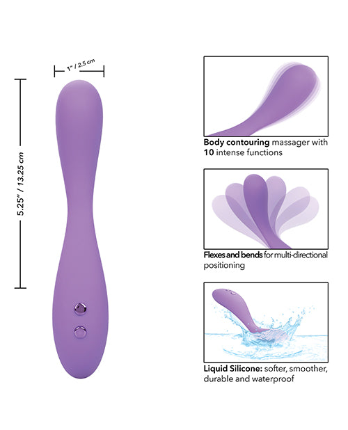 Contour Demi Flexible Massager - Purple - LUST Depot