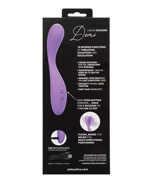 Contour Demi Flexible Massager - Purple - LUST Depot