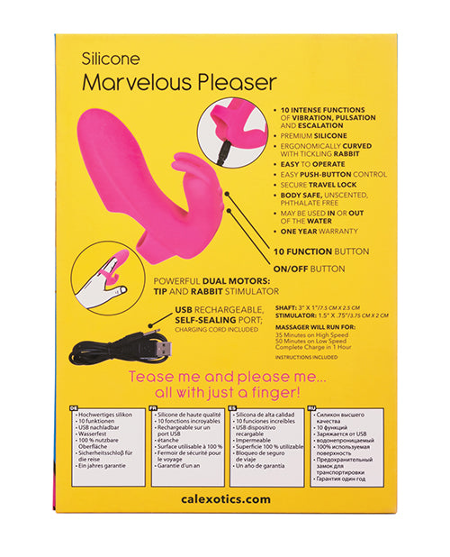 Mini Marvels Silicone Marvelous Pleaser - Pink - LUST Depot