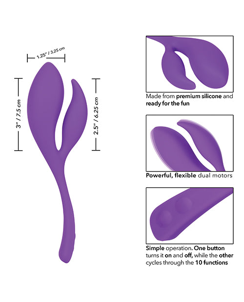 Mini Marvels Silicone Marvelous Climaxer - Purple - LUST Depot