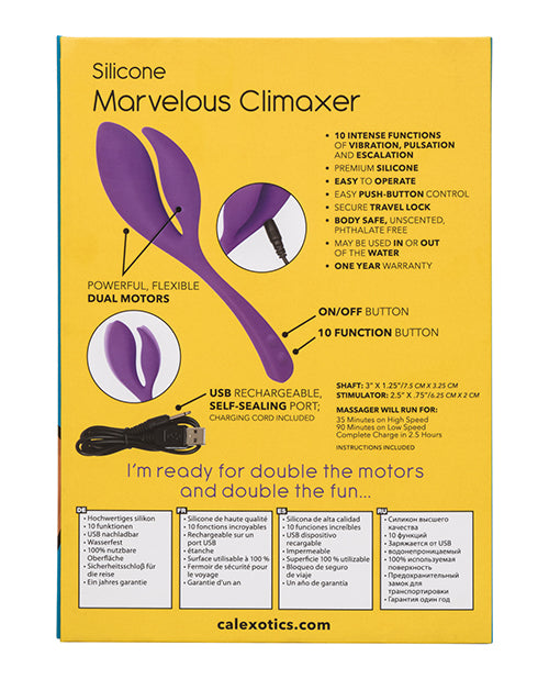 Mini Marvels Silicone Marvelous Climaxer - Purple - LUST Depot