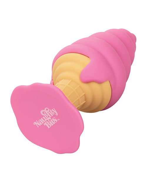 Naughty Bits Yum Bum Ice Cream Cone Butt Plug - Pink - LUST Depot