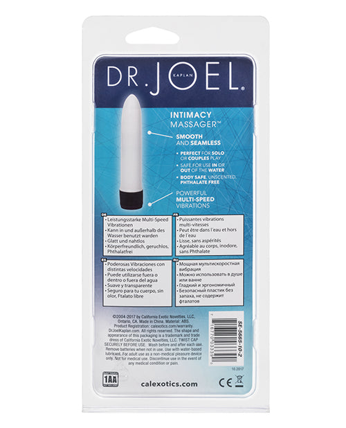 Dr Joel Kaplan Intimacy Massager 4.5" - White - LUST Depot