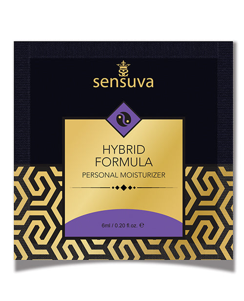 Sensuva Hybrid Personal Moisturizer Single Use Packet - 6 Ml Unscented - LUST Depot