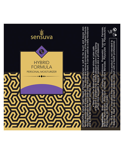 Sensuva Hybrid Personal Moisturizer - 1.93 Oz Unscented - LUST Depot