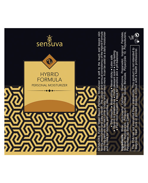 Sensuva Hybrid Personal Moisturizer - 1.93 Oz Salted Caramel - LUST Depot