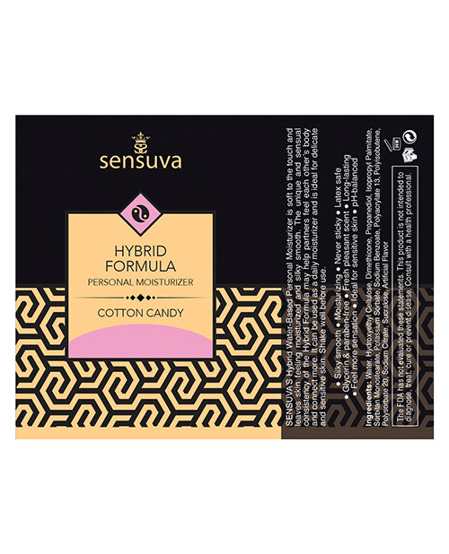 Sensuva Hybrid Personal Moisturizer - 4.23 Oz Cotton Candy - LUST Depot