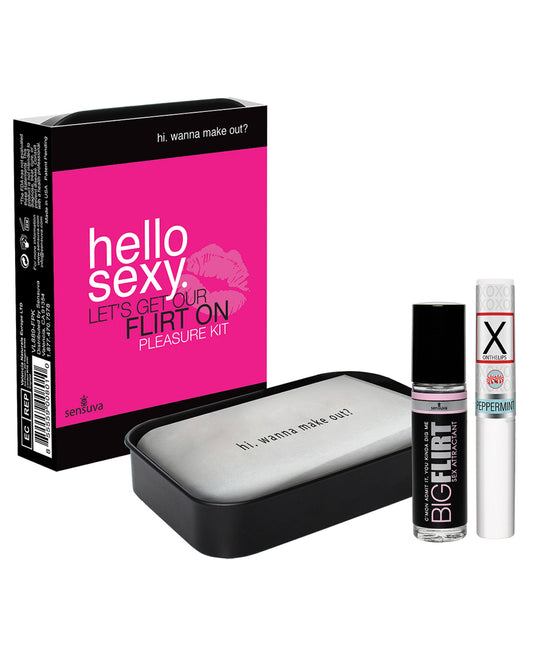 Sensuva Hello Sexy Let's Get Our Flirt On Pleasure Kit - LUST Depot