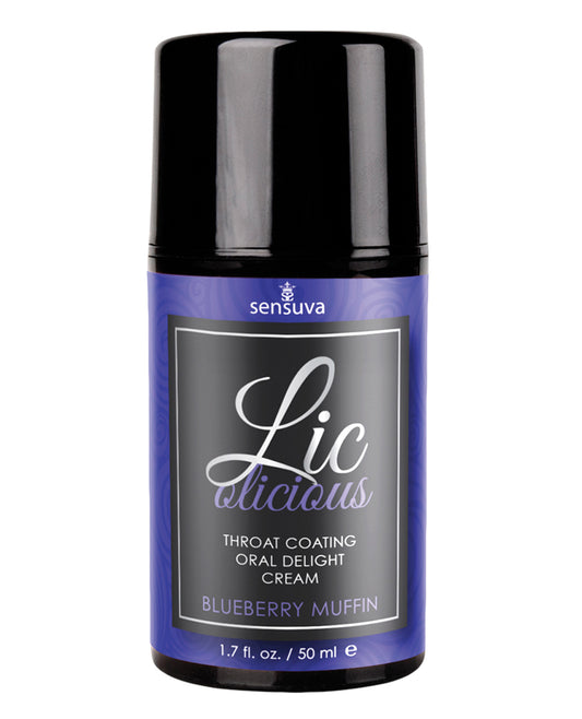 Lic O Licious Oral Delight Cream - 1.7 Oz Blueberry Muffin - LUST Depot