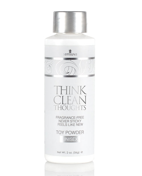 Sensuva Think Clean Thoughts Toy Powder - 2 Oz Bottle - LUST Depot