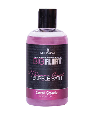 Sensuva Big Flirt Pheromone Bubble Bath - 8 Oz Sweet Secrets