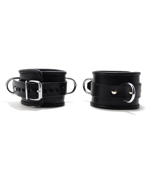 665 Padded Locking Wrist Restraint - Black - LUST Depot