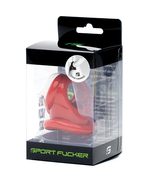 Sport Fucker Cock Harness - Red - LUST Depot