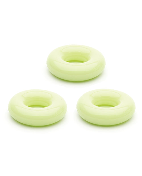 Sport Fucker Chubby Cockring Pack Of 3 - Glow - LUST Depot