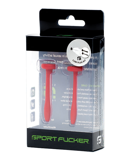 Sport Fucker Cum Plug Kit - Red - LUST Depot