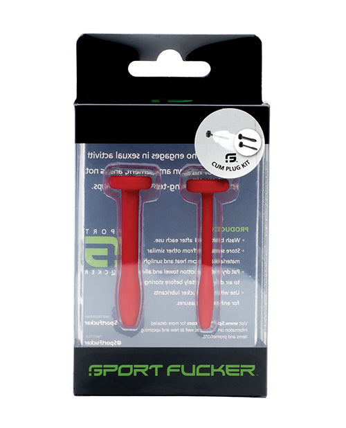 Sport Fucker Cum Plug Kit - Red - LUST Depot