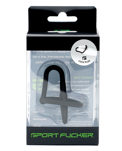 Sport Fucker Cock Plug - Black - LUST Depot